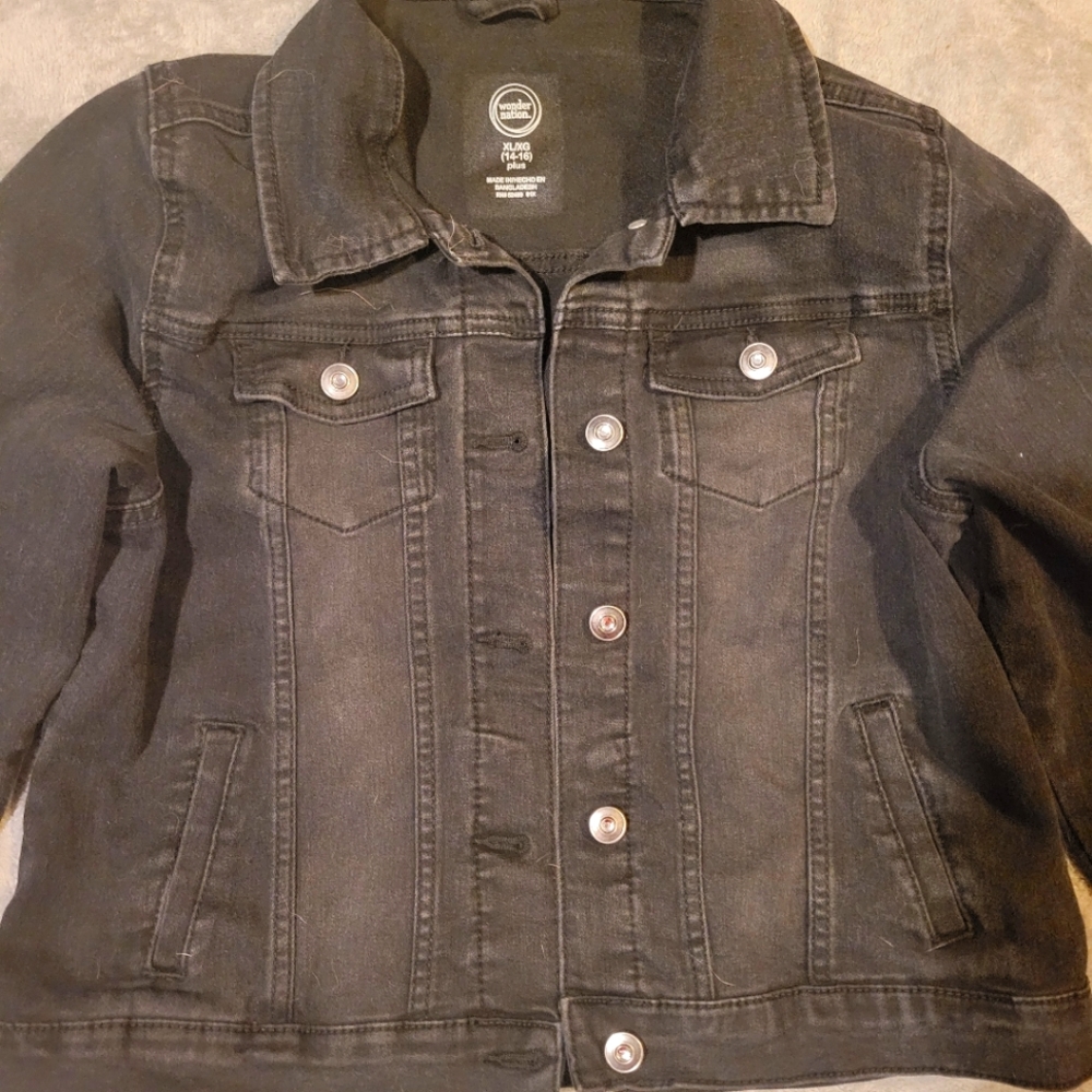 Black Button-up Jacket - Picture 2 of 4